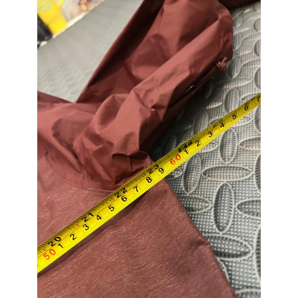 The North Face‎ Rain Jacket Mens Medium Maroon DryVent Hooded Full Zip Shell